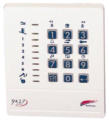 Scantronic burglar alarm keypad, we repair this system in Bradford, Leeds, Halifax & Huddersfield.